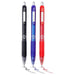 Zebra Z-Grip Gel Pen Black, Blue, Red Ink - 3 Pack