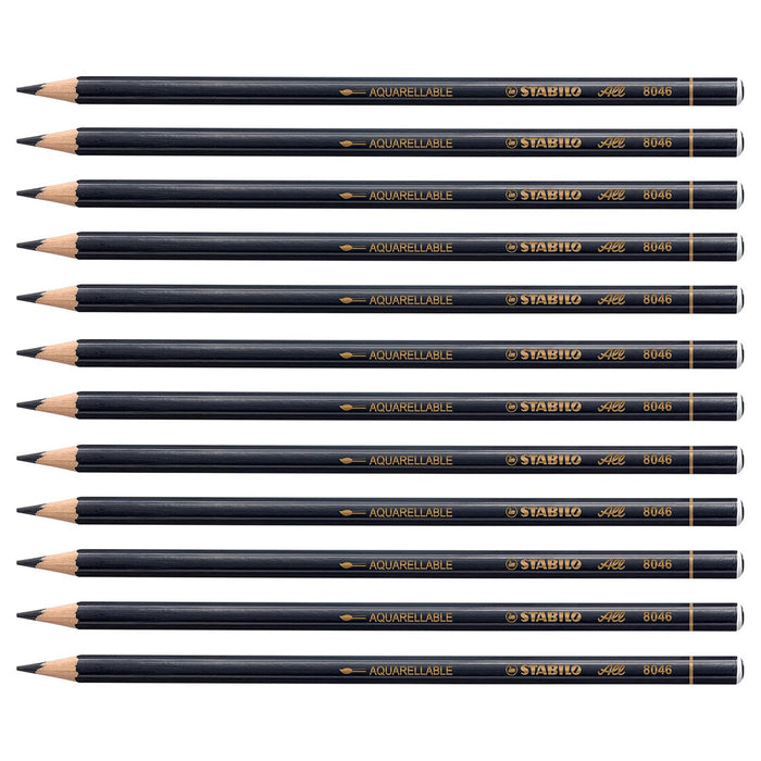 STABILO ALL Black Pencil (12 Pack)