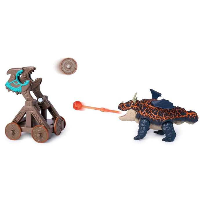 How to Train Your Dragon Trial of Flame Blazing Battles Catapault Blast Gronckle Playset