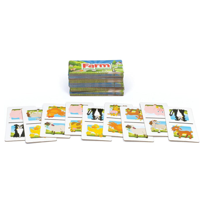 Farm Picture Dominoes Game