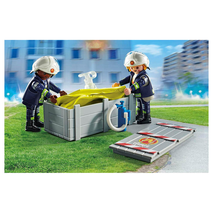 Playmobil Action Heroes: Firefighter with Air Pillow Playset