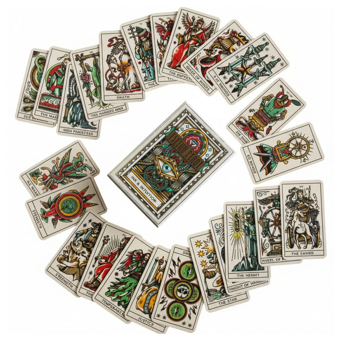 Tattoo Tarot: Ink & Intuition Card Game
