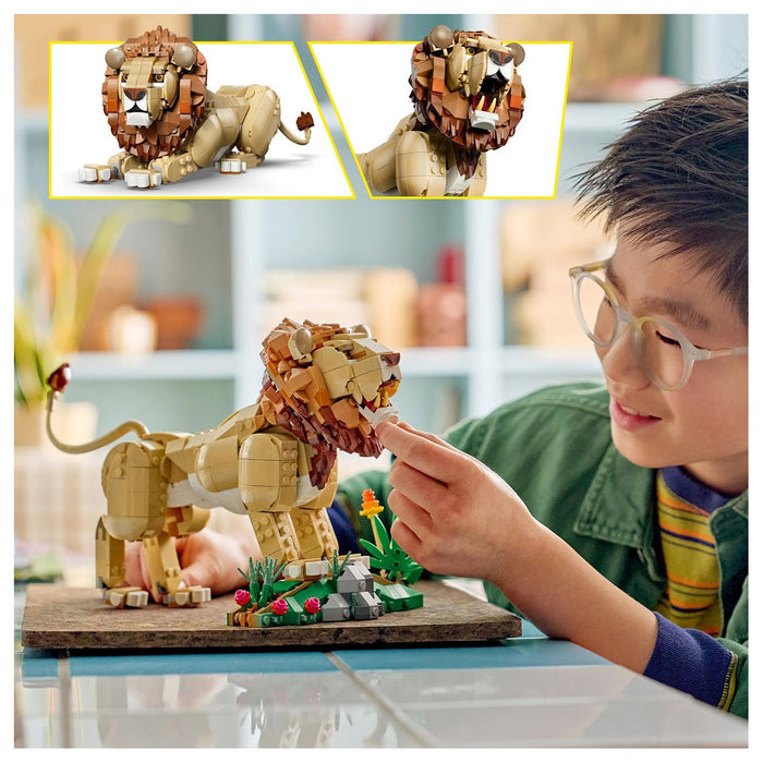 LEGO Creator 3 in 1 Majestic Lion Building Set