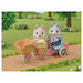 Sylvanian Families Tandem Cycling Set - Husky Sister & Brother