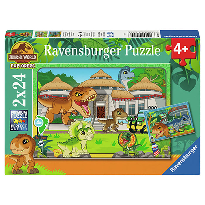 Ravensburger Jurassic World Explorers 2 x 24 Piece Jigsaw Puzzle
