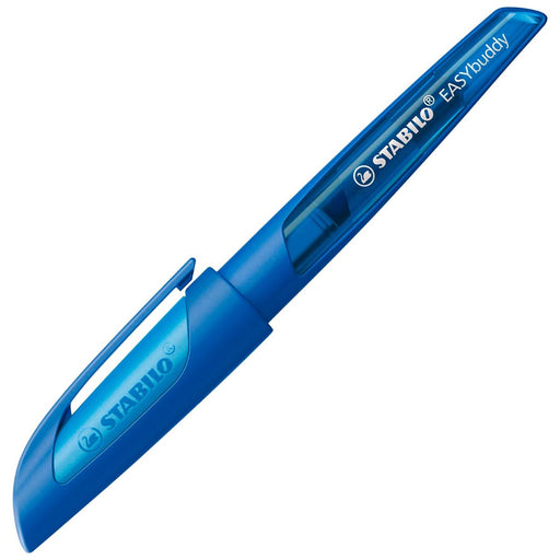 STABILO EASYbuddy Ergonomic Refillable School Fountain Pen 'A' Nib Blue