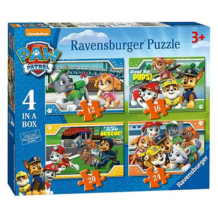 Ravensburger Paw Patrol 4 in a Box Jigsaw Puzzles