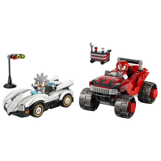 LEGO Sonic the Hedgehog Silver's Car Vs. Knuckles' Monster Truck Building Set