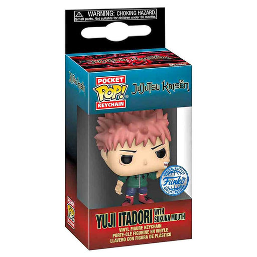 Funko Pop! Pocket Keychain: Jujutsu Kaisen: Yuji Itadori with Sukuna Mouth Vinyl Figure