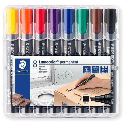  Staedtler Lumocolor Permanent Markers (8 Pack)