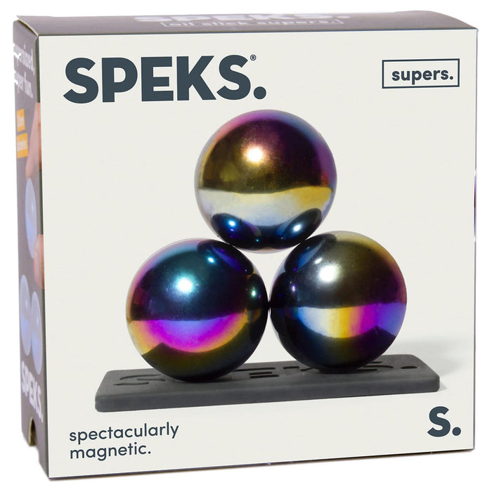 Speks Supers Spectacularly Magnetic Oil Slick Balls (3 Pack)
