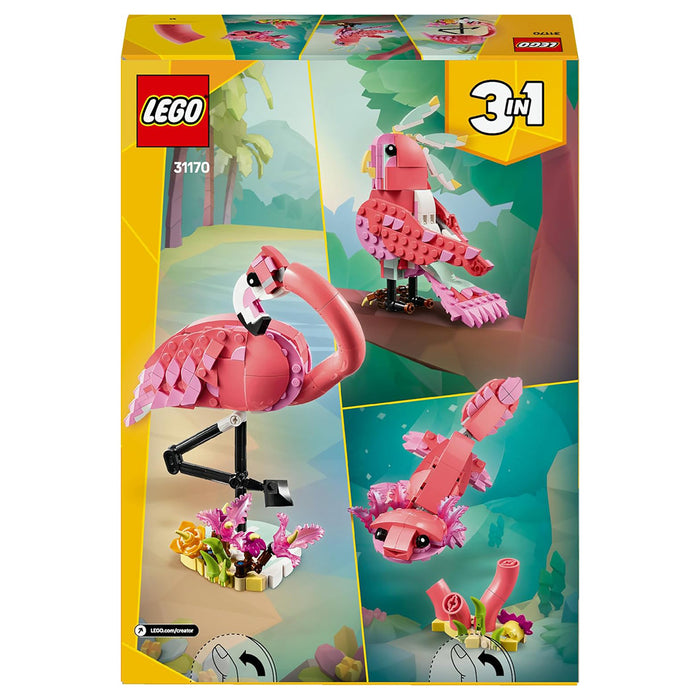 LEGO Creator 3-in-1 Pink Flamingo 31170 Building Set