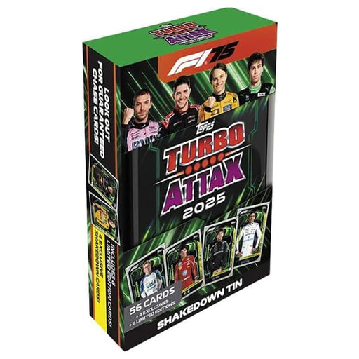 F1 Turbo Attax 2025 Mega Tins ShakeDown