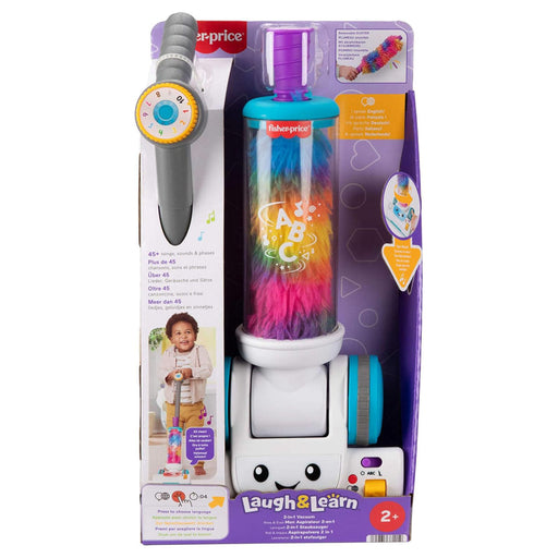 Fisher-Price Laugh & Learn 2-in-1 Vacuum Roleplay Toy