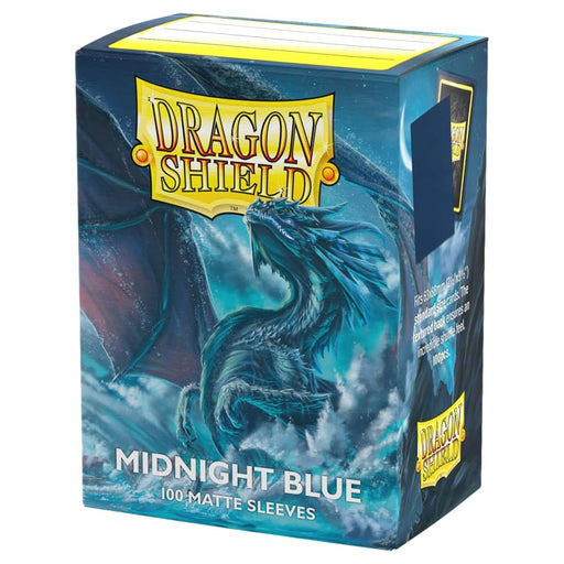 Dragon Shield Matte Sleeves Standard Size- Midnight Blue (100)