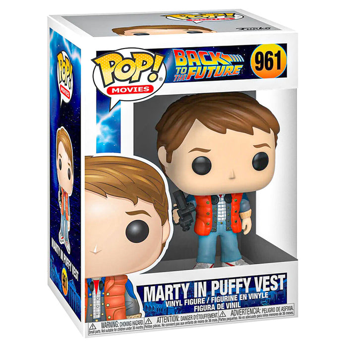 Funko Pop! Movies: Back to the Future: Marty in Puffy Vest Vinyl Figure #961
