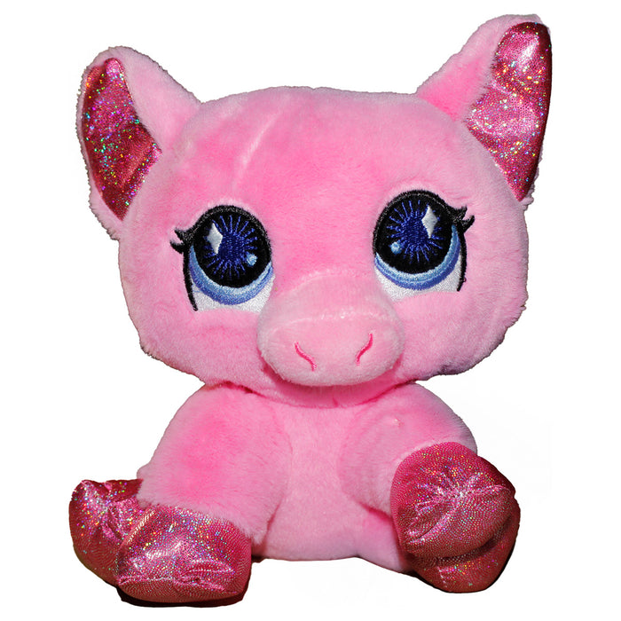 Littlest Pet Shop Pink Dog 6" Cuddle Plush Pet 