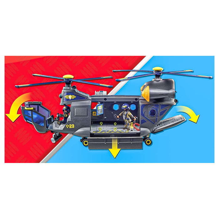 Playmobil Tactical Police Twin-Prop Helicopter