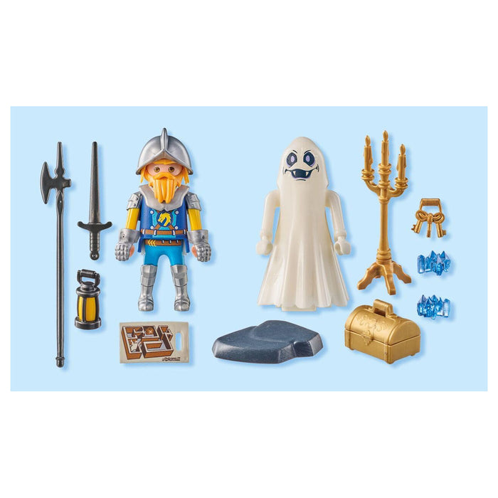 Playmobil Starter Pack Ghost and Novelmore Knight Playset