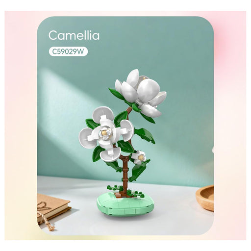 CaDA Camellia Flower Building Set