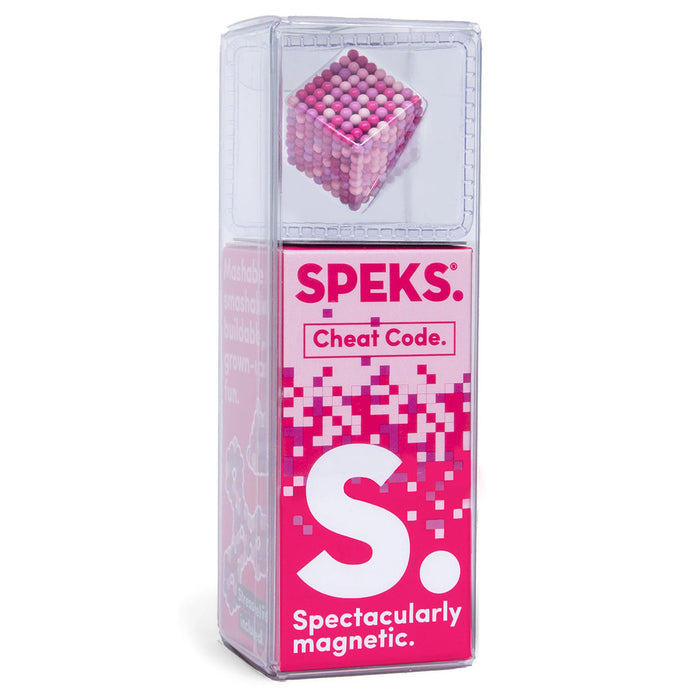 Speks Pixel Cheat Code Pink Spectacularly Magnetic Fidget Toy