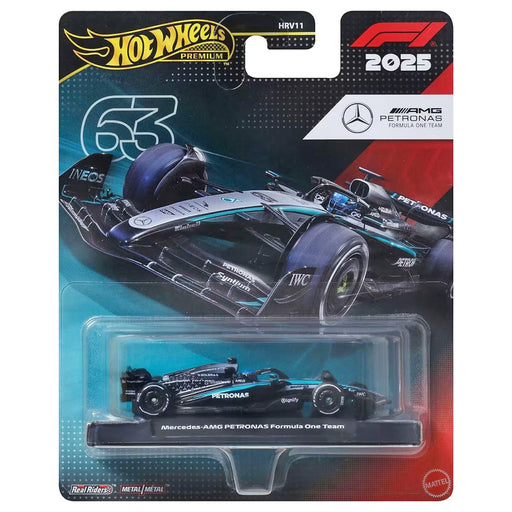 Hot Wheels Premium F1 2025 Mercedes-AMG Petronas Formula One Team Car