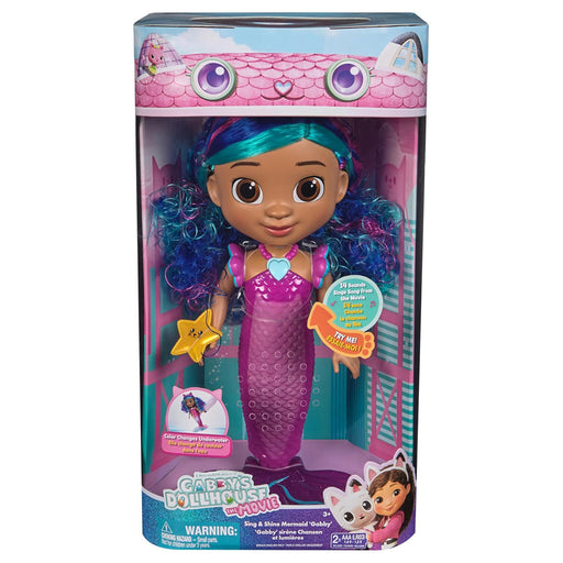 Gabby's Dollhouse: The Movie: Sing & Shine Mermaid Gabby 35cm Doll
