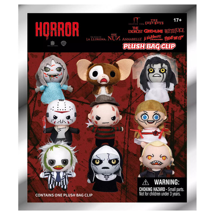 WB Horror Plush Bag Clips (styles vary)