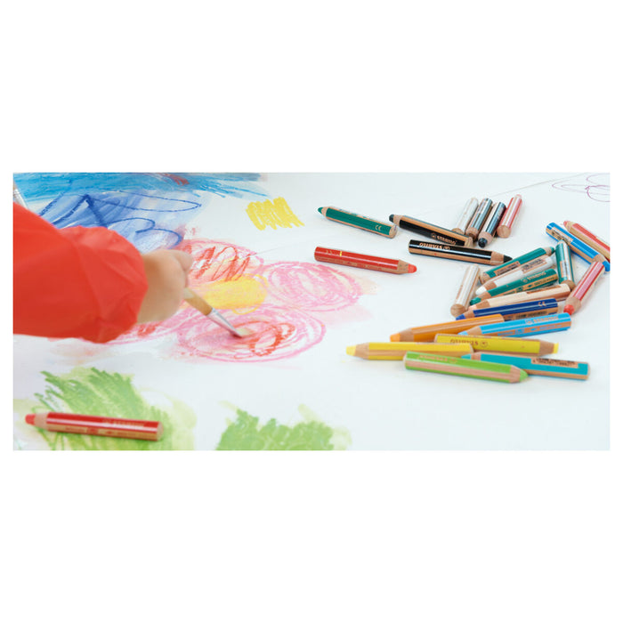 STABILO woody 3-in-1 Multi-talented Ultramarine Pencil (5 Pack)