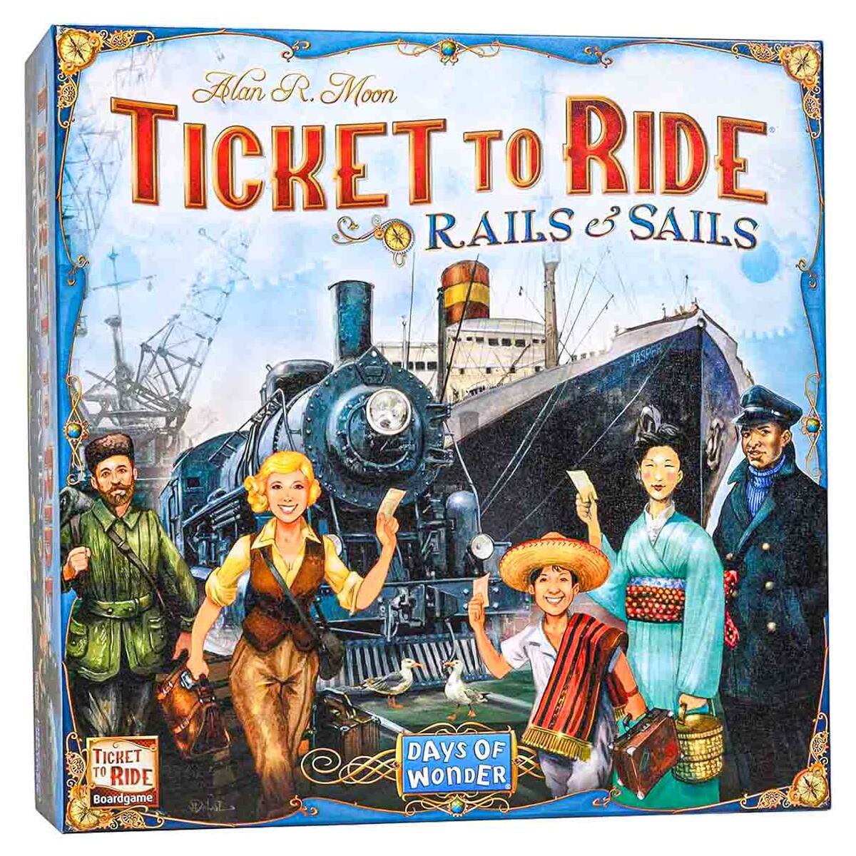 Ride The Rails Game Ticket To Ride: Rails & Sails Board Game — Booghe