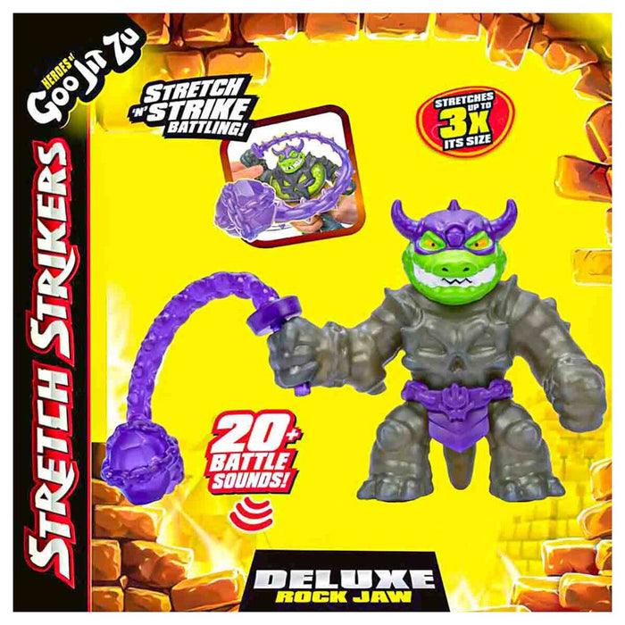 Heroes of Goo Jit Zu Stretch Strikers Deluxe Rock Jaw Stretch Figure