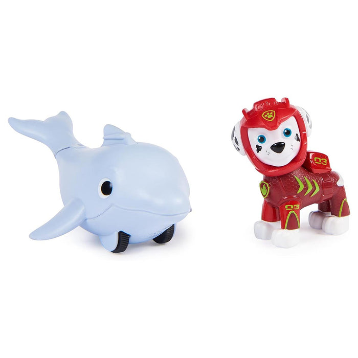 PAW Patrol Aqua Pups: Marshall and Dolphin Figures