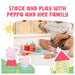 Peppa Pig Wooden Family Ring Stacker Set
