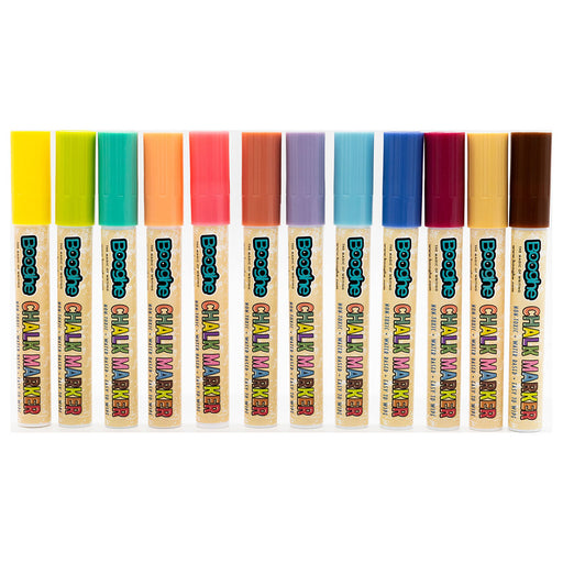 Chalk Markers Vintage Colours Fine Tip 3mm 12 Pack