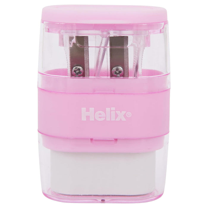 Helix Duo Eraser & Sharpener (styles vary)