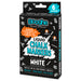 White Chalk Markers Pack of 6 with 2x Extra Fine 1mm, x2 Fine 3mm, 2x Broad Tip