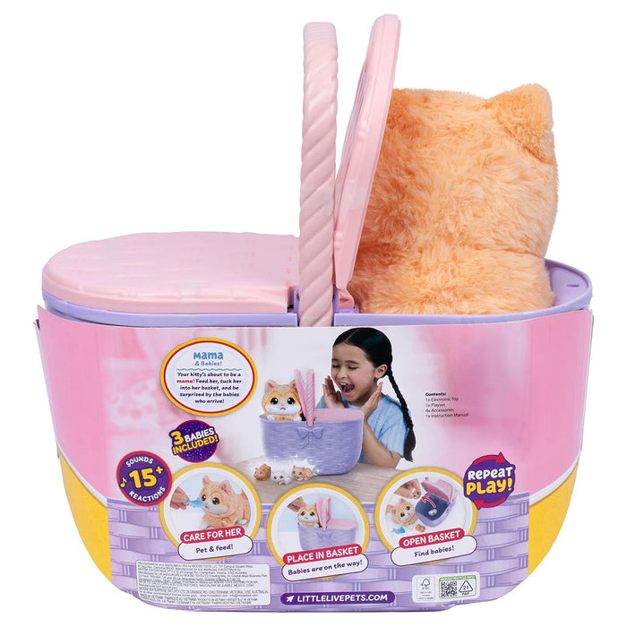 Little Live Pets Mama Surprise Kittens Playset 