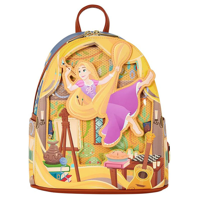 Loungefly Disney Tangled: Rapunzel Painting Mini Backpack