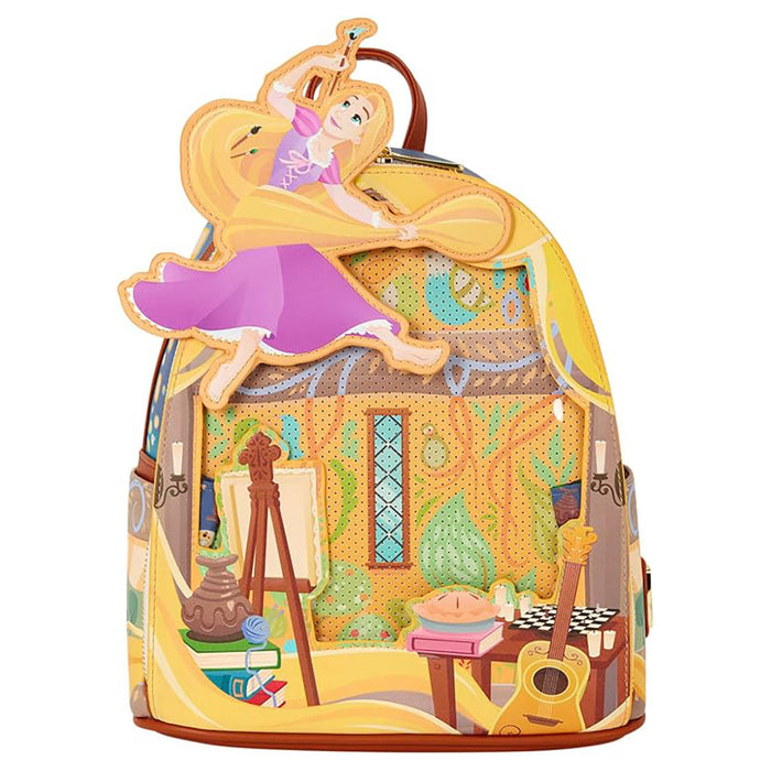 Loungefly Disney Tangled: Rapunzel Painting Mini Backpack