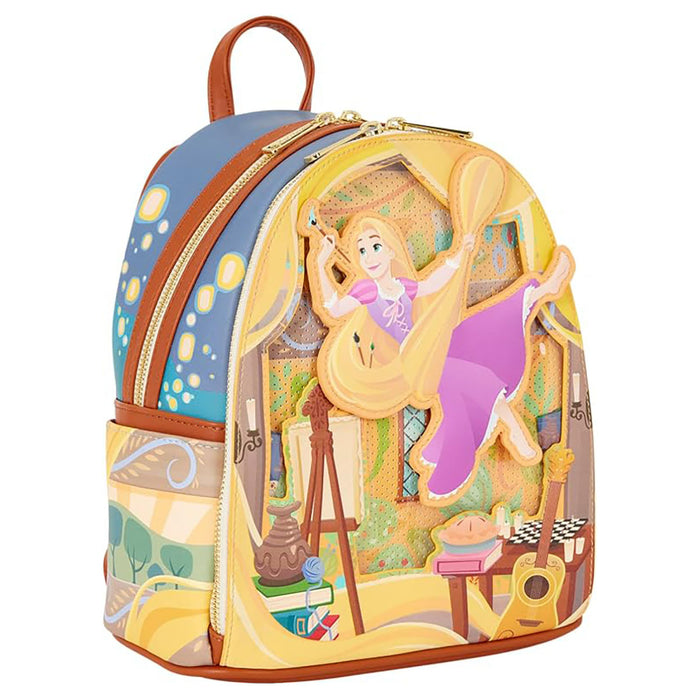 Loungefly Disney Tangled: Rapunzel Painting Mini Backpack