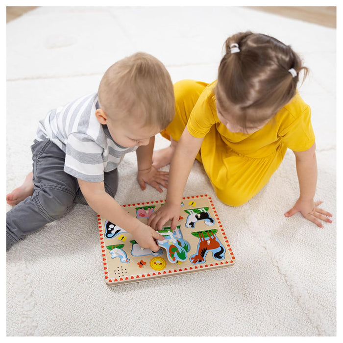 Melissa & Doug Farm Animals Sound Puzzle