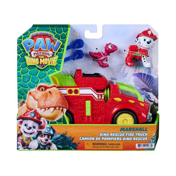 PAW Patrol: The Dino Movie: Marshall Dino Rescue Fire Truck