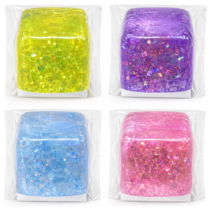 Crystal Sequin Maltose Cube 5cm Fidget Toy (styles vary)