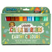 Chalk Markers Earth/Natural Colours Broad Tip 6mm 12 Pack