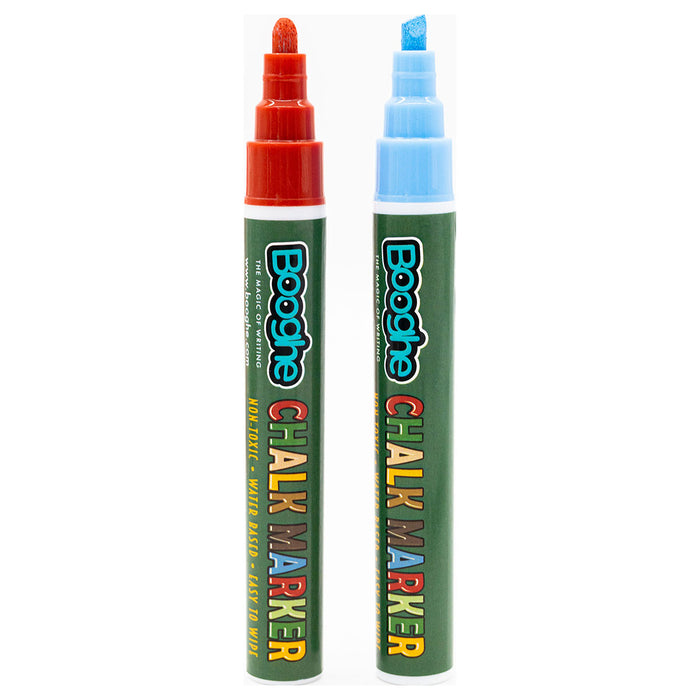 Chalk Markers Earth/Natural Colours Broad Tip 6mm 12 Pack