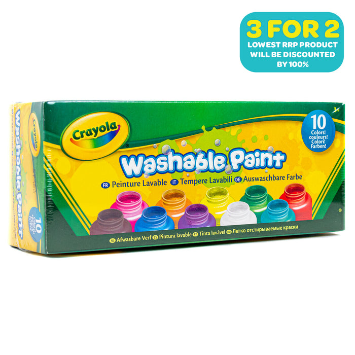 Crayola Washable Paint (10 Pack)