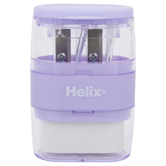 Helix Duo Eraser & Sharpener (styles vary)