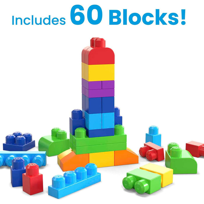 Mega Bloks First Builders: Big Building Bag (60 Blocks)