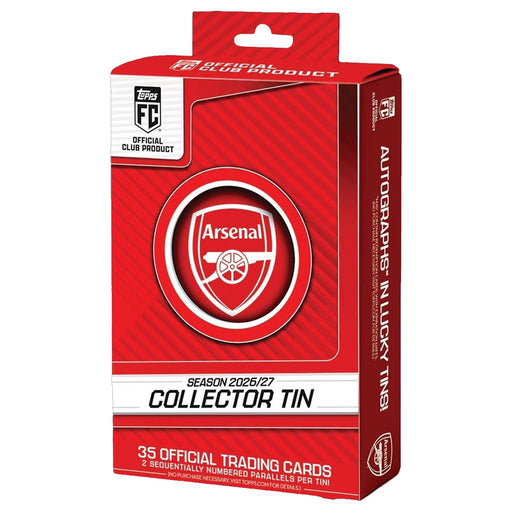 Topps FC Arsenal Season 2026/27 Trading Cards Collector Tin