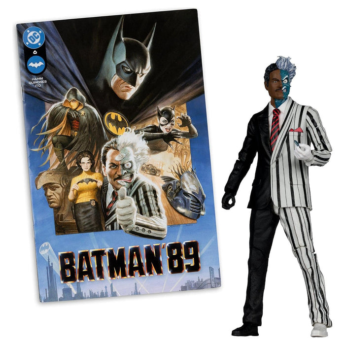McFarlane DC Direct Two-Face (Batman '89) with Comic 7" Action Figure